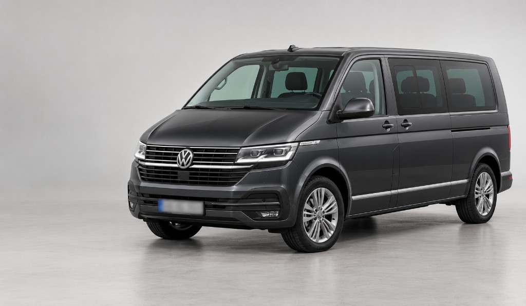 Volkswagen Caravelle 4Motion vue extérieure en studio