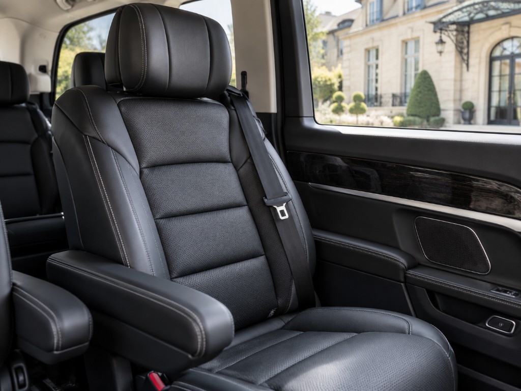 Détail du siège premium Mercedes