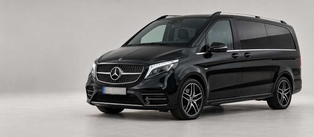Mercedes Classe V AMG vue extérieure en studio